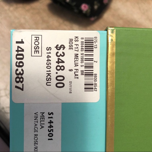 Hold! Kate Spade Melia pink suede ballet flat  9 - Picture 9 of 16